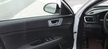 

Chromed ABS Plastic Low Equipped Model 4PCS Interior Door Handle Cover Bowl Trim For Kia Optima K5 2016