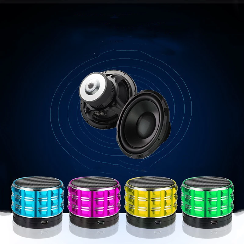 Новый портативный мини S16 Bluetooth динамик Поддержка TF карты сабвуфер Открытый