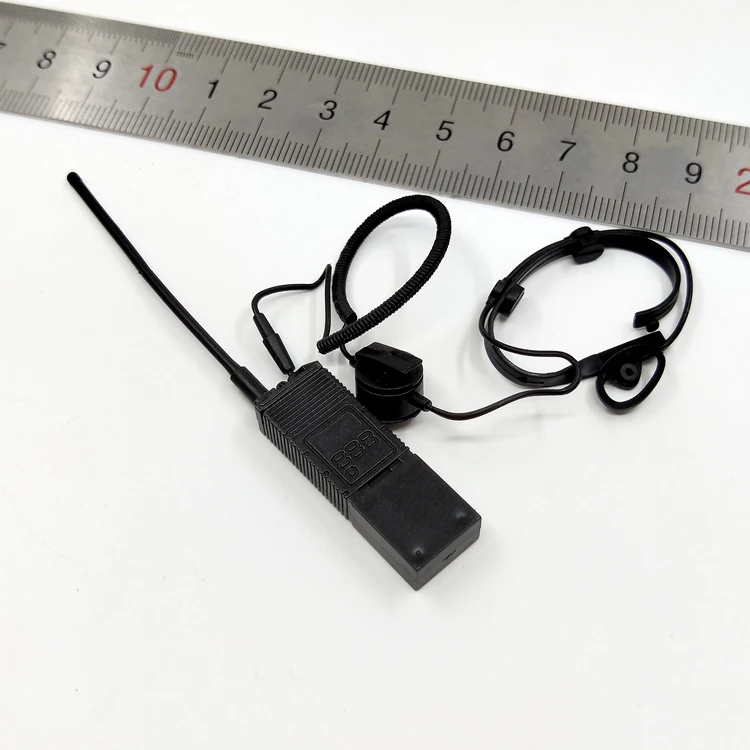 

1/6 Scale SWAT Radio Receiver and Earphone Set Models for 12''Action Figures Bodies Accessories