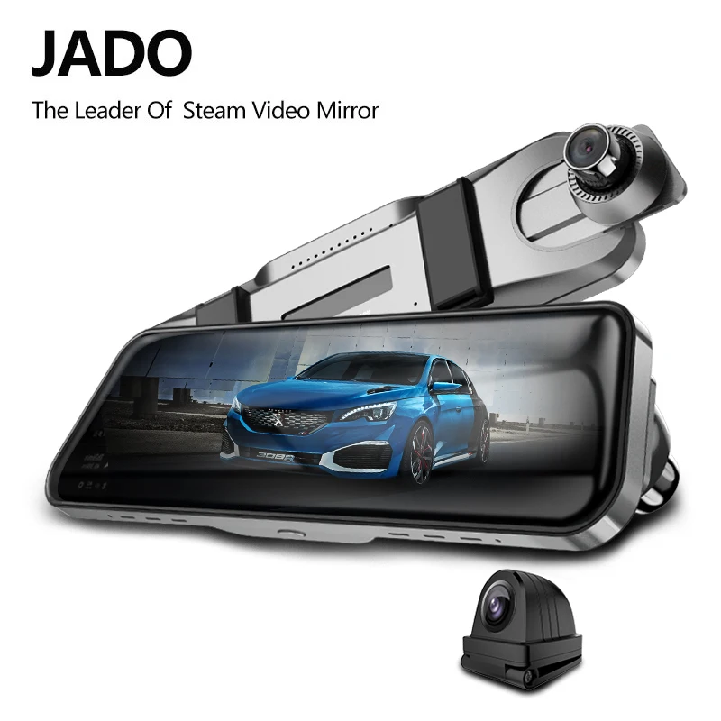 JADO D820s X3 Автомобильный видеорегистратор поток зеркало заднего вида Даш камера
