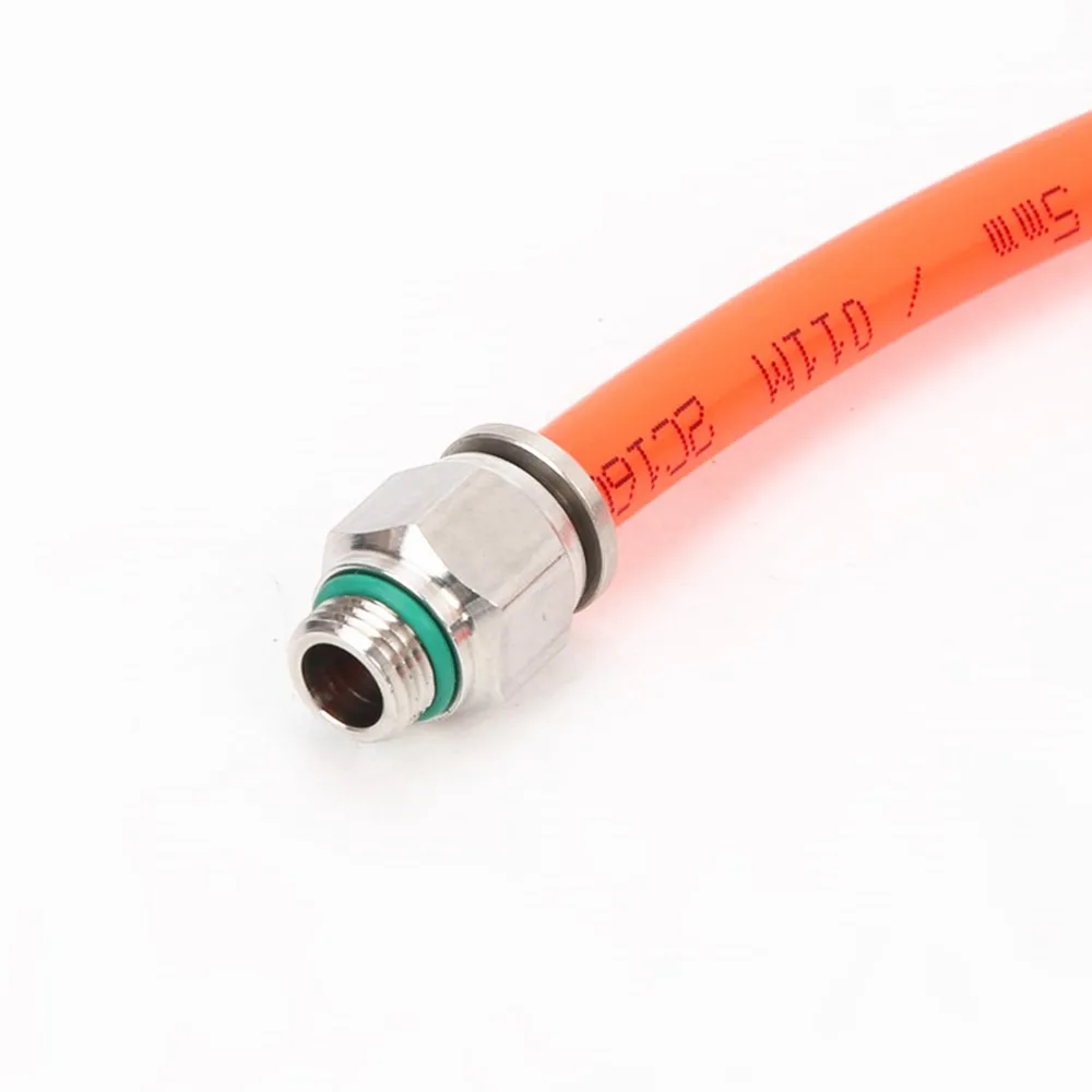 1 piezas de aire neumático de liberación rápida conector M8*1.25 de rosca métrica 6mm Tubo