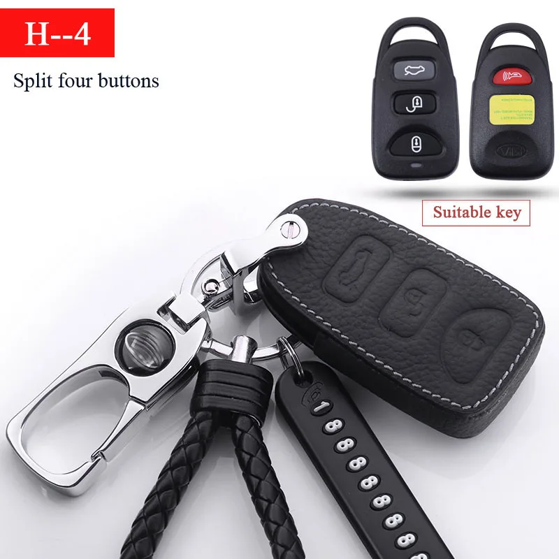 

Special Custom Key Rings Chains for Kia Sorento Sportage Optima K2 K3 k4 K5 kxCROSS KX3 KX5 Genuine Leather Key Case protect