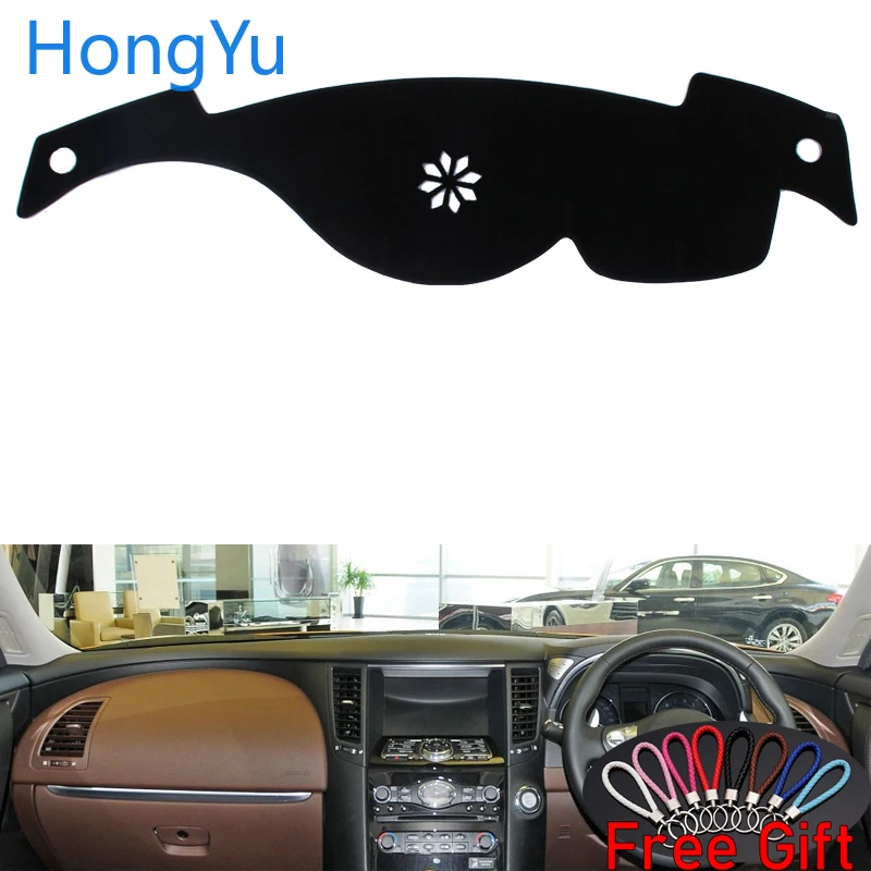 Dashboard Cover Dash Mat Board Pad Carpet Dashmat Interior Mats for Infiniti FX35 FX37 40 2004-2013 Right Hand Drive Accessories |