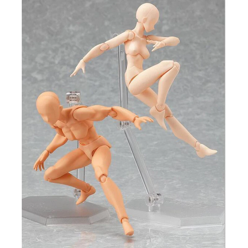Аниме Фигурка он она ферритовый Figma подвижные тело Feminino Kun тело Chan ПВХ фигурка модель игрушки куклы для коллекционных