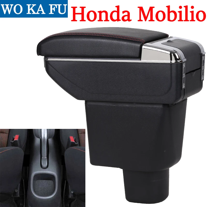  Para Honda movilo caja de reposabrazos caja universal de centro de coche consola caja de modificaci