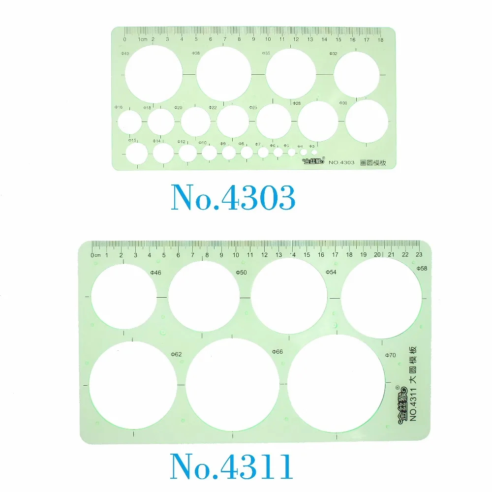 20cm Drawing Template Ruler Circle Drafting Template Stencil Contains Lots  of Circles Shapes 40mm Circle Template - AliExpress