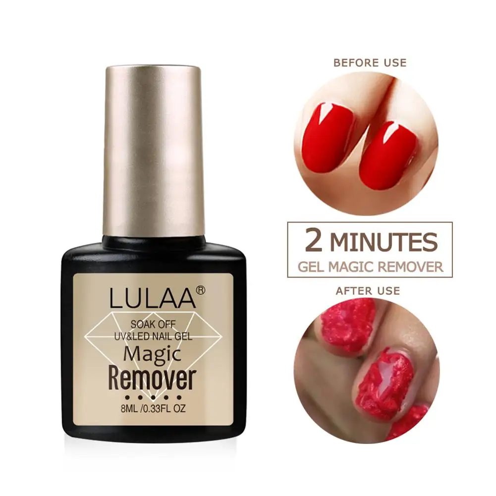 

Magic Nail Polish Remover 9ml Professional Removes Soak-Off Gel For Nail Salon Home Use Do Not Hurt Nails Glue Cleaner