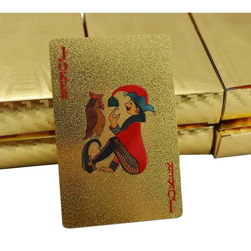 One-Deck-Gold-Foil-Poker-US-Dollar-Style-Plastic-Poker-Playing-Cards-Waterproof-Cards-Good-Price (2)