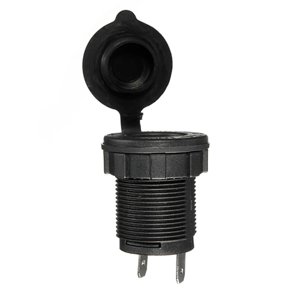 12 V-24 V 2.1A автомобиля мотоцикла мопеда универсальная Зажигалка Мощность Разъем Черный Мощность розетки аксессуары