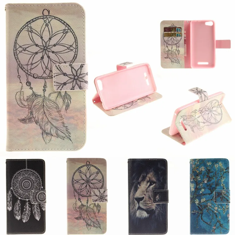 For Wiko Lenny 2 Case Newest Fashion Design Magnetic Flip Leather Phone Wallet Stand Cover Lenny2 II | Мобильные телефоны и
