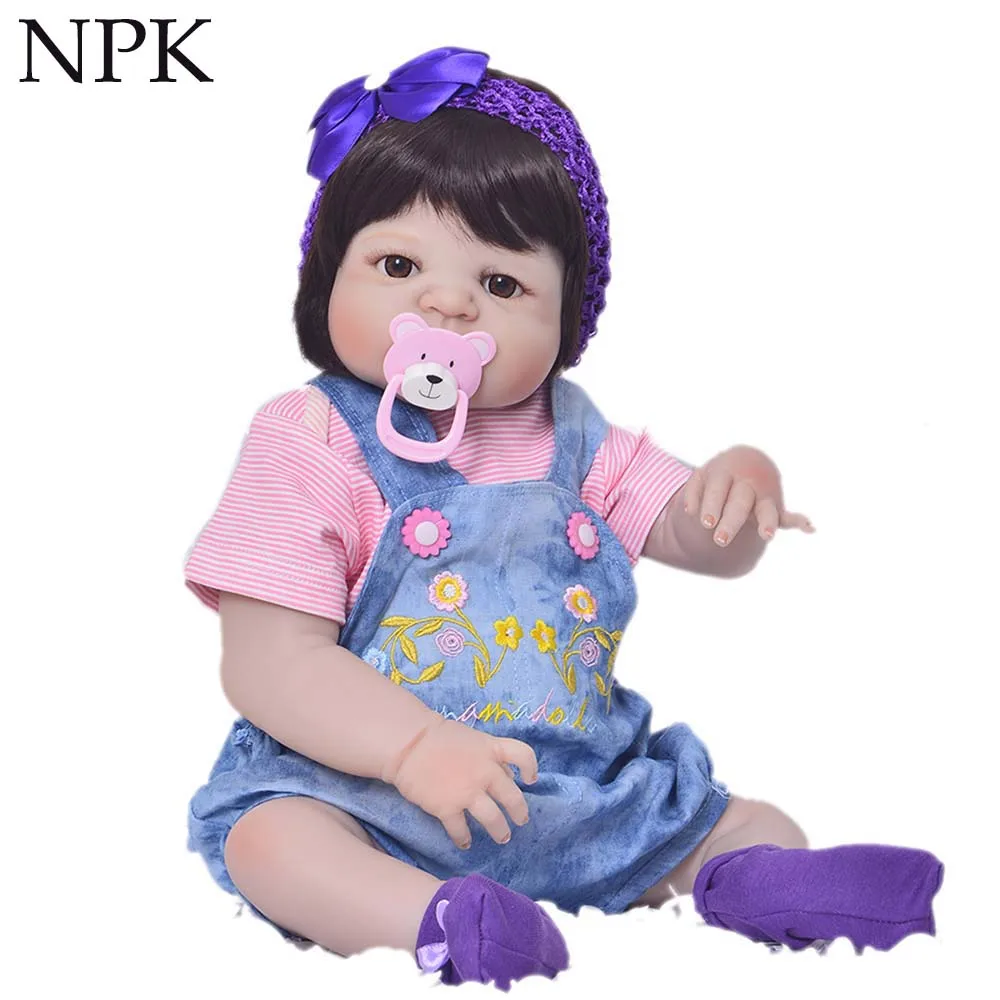 

NPK Silicone Reborn Dolls Lifelike Pacifier Baby Doll Boys Newborn Fashion Doll Christmas Birthday Gift bebe reborn corpo de
