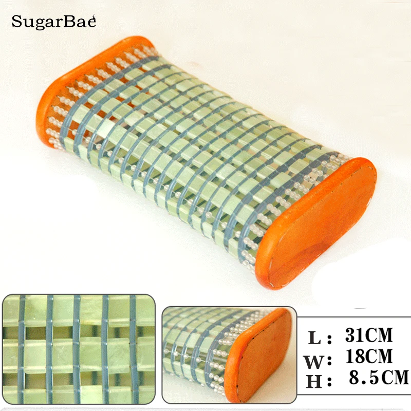 Натуральная Нефритовая Подушка, летняя классная подушка, Шейная память, помощь сну, полый нефрит для здоровья, подушка
