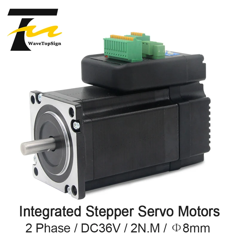 

JMC iHSS57-36-20 21mm Axis length NEMA23 2.0Nm Input Voltage VDC 36V Integrated Stepper Servo Motor Driver