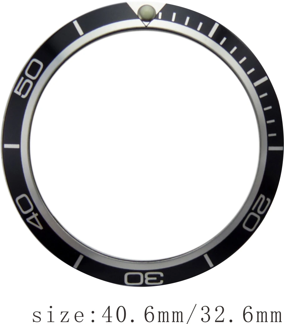 Большая вставка для часов с черным океаном|watch bezel inserts|bezel insertwatch |