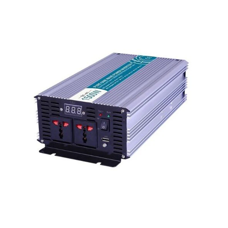 

1500W Power Inverter Car Vehicle USB DC12/24/48V to AC110/220V Power Inverter Adapter Converter With USB Solar Inverter