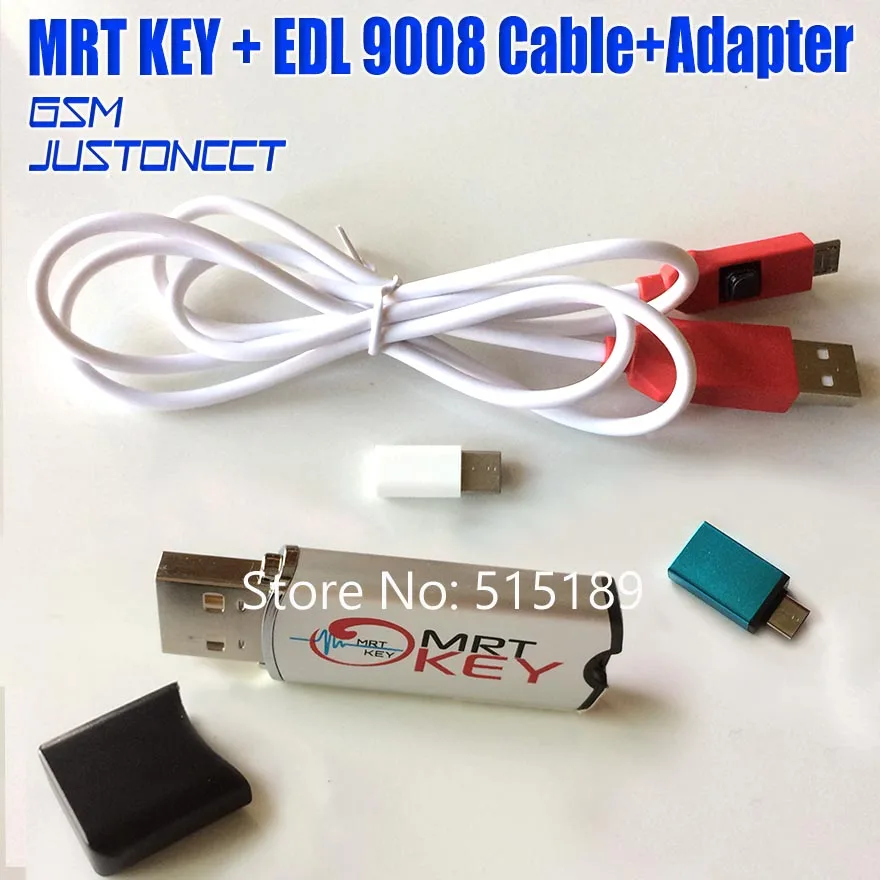 MRT DONGLE + edl 9008 cable + adapter - GSMJUSTONCCT -B