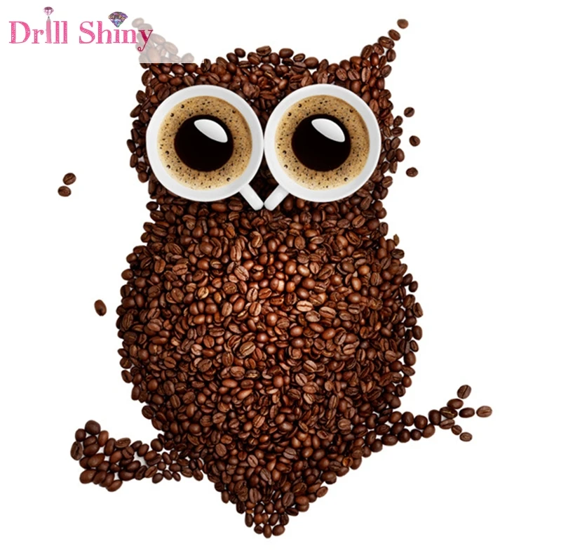 

5D DIY Diamond Painting Full Square Mosaic Animal Owl Embroidery Rhinestone Paintings 3D Crossing Stitch Home Decor Needlework