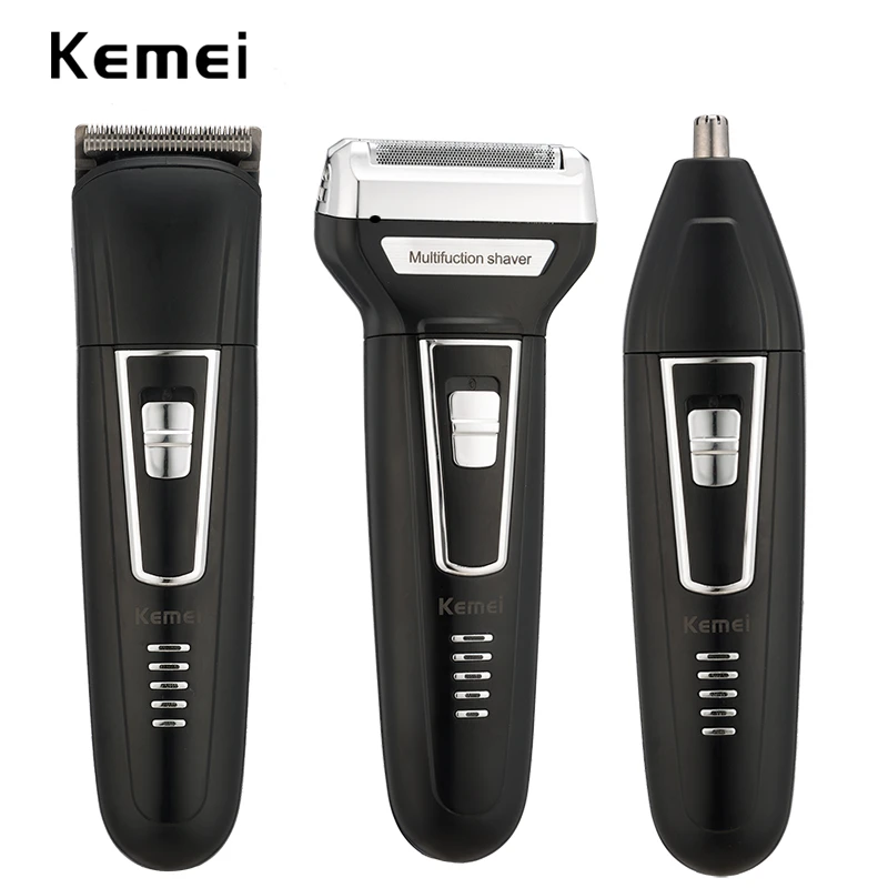 men's electric shaver with nose trimmer