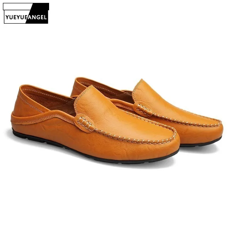 

Autumn Slip On British Mens Casual Shoes Male Round Toe Male Footwear Vintage Sapatenis Masculinos Casual Chaussure Soft Loafers