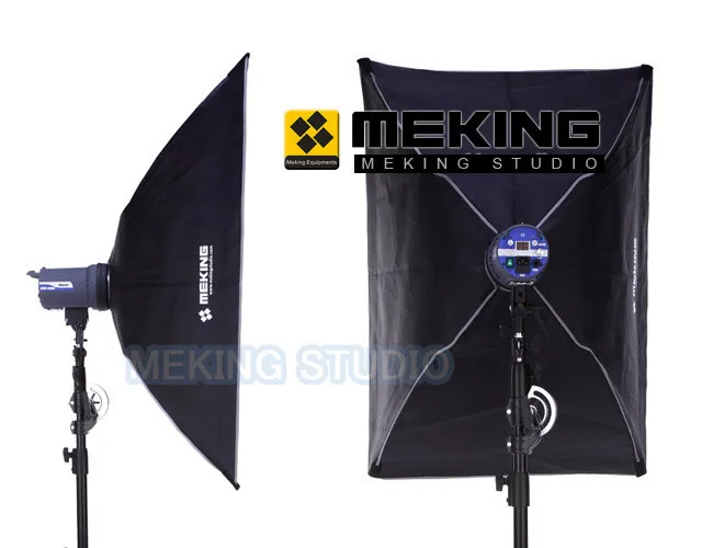 Meking Flash софтбокс 80 см* 80 см кронштейн комплект для вспышки Speedlite студийная съемка