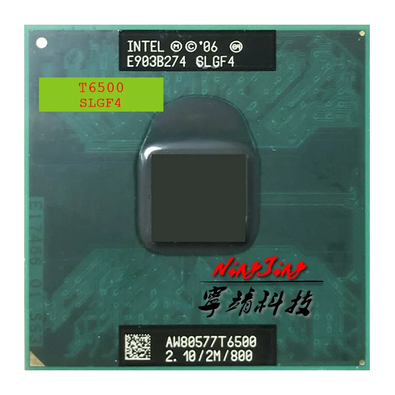 

Intel Core 2 Duo Mobile T6500 SLGF4 2.1 GHz Dual-Core Dual-Thread CPU Processor 2M 35W Socket P