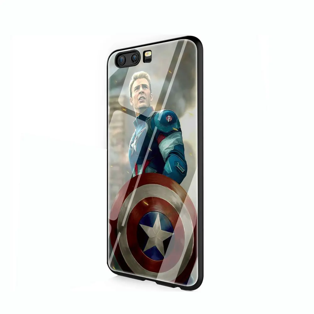 G1 Марвел Супергерои из “Мстителей” закаленное Стекло крышка чехол для huawei P10 P20 P30 Коврики 20 Honor 9 10 Lite рro 7A 8X P Smart - Цвет: G1
