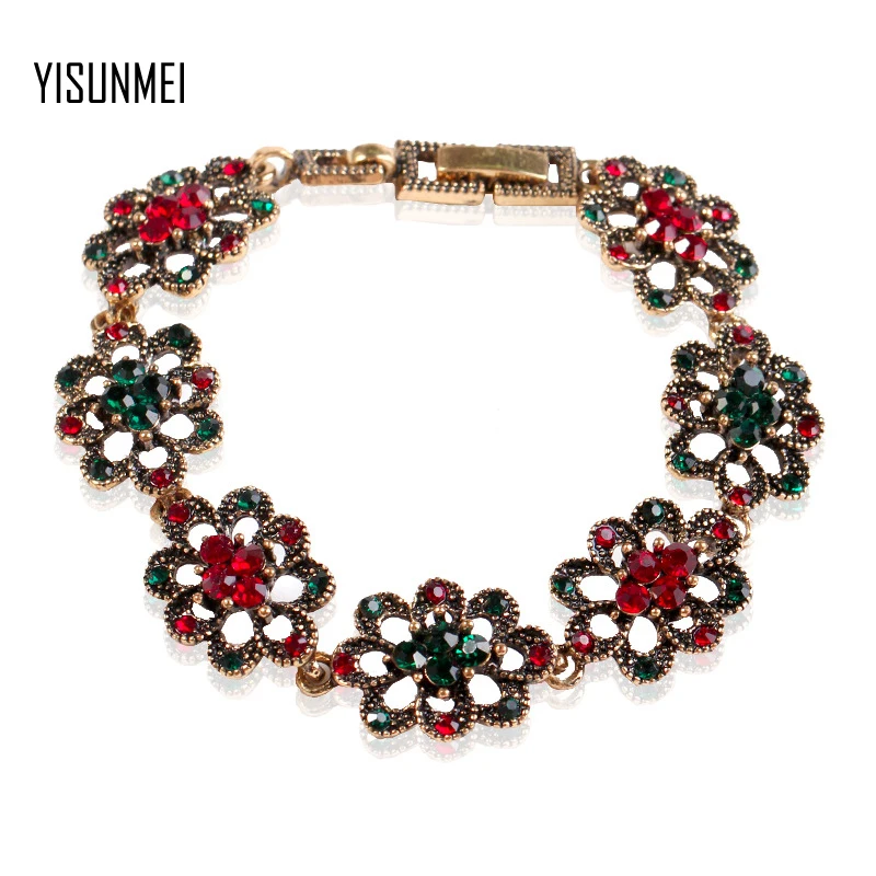 Vintage Ethnic Crystal Bracelets For Women Jewelry and Girls Accessies | Украшения и аксессуары