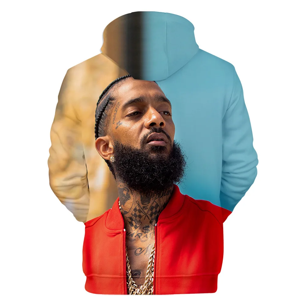 3D принт Nipsey Hussle Толстовка Свитера большого размера уличная топы весенние мужские толстовки Для женщин пуловер с капюшоном спортивный костюм