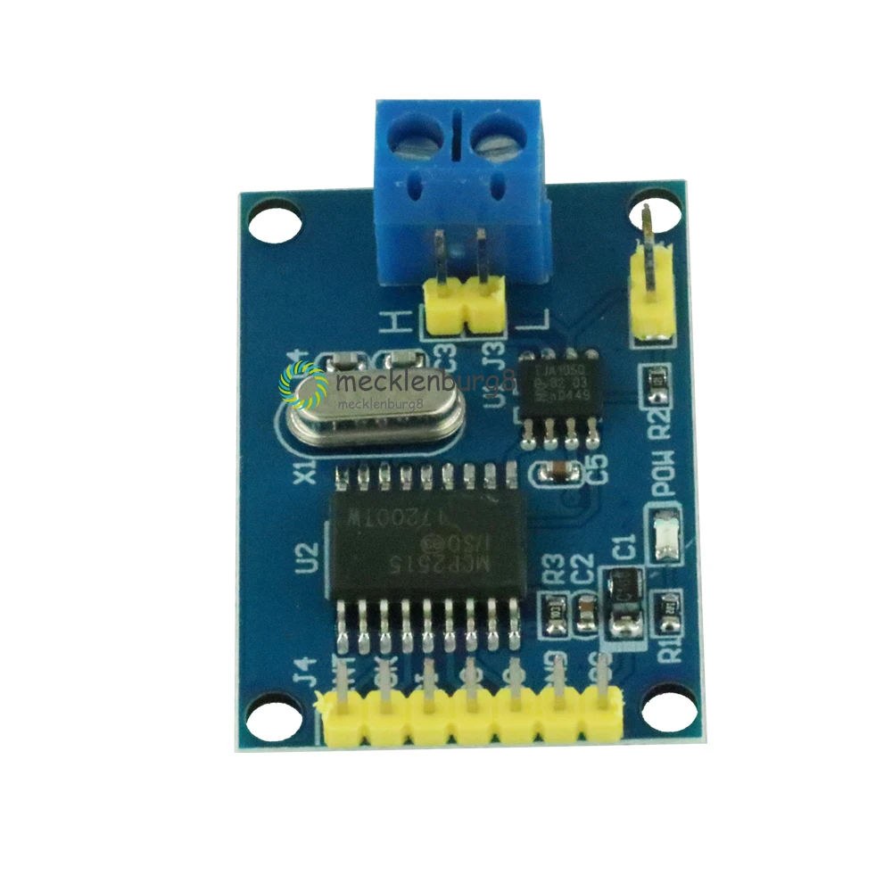 MCP2515 CAN bus driver module board TJA1050 приемник для 51 MCU корректирующая одежда для рук Lehr DC 5V SPI интерфейс управления резисторы данных Tran