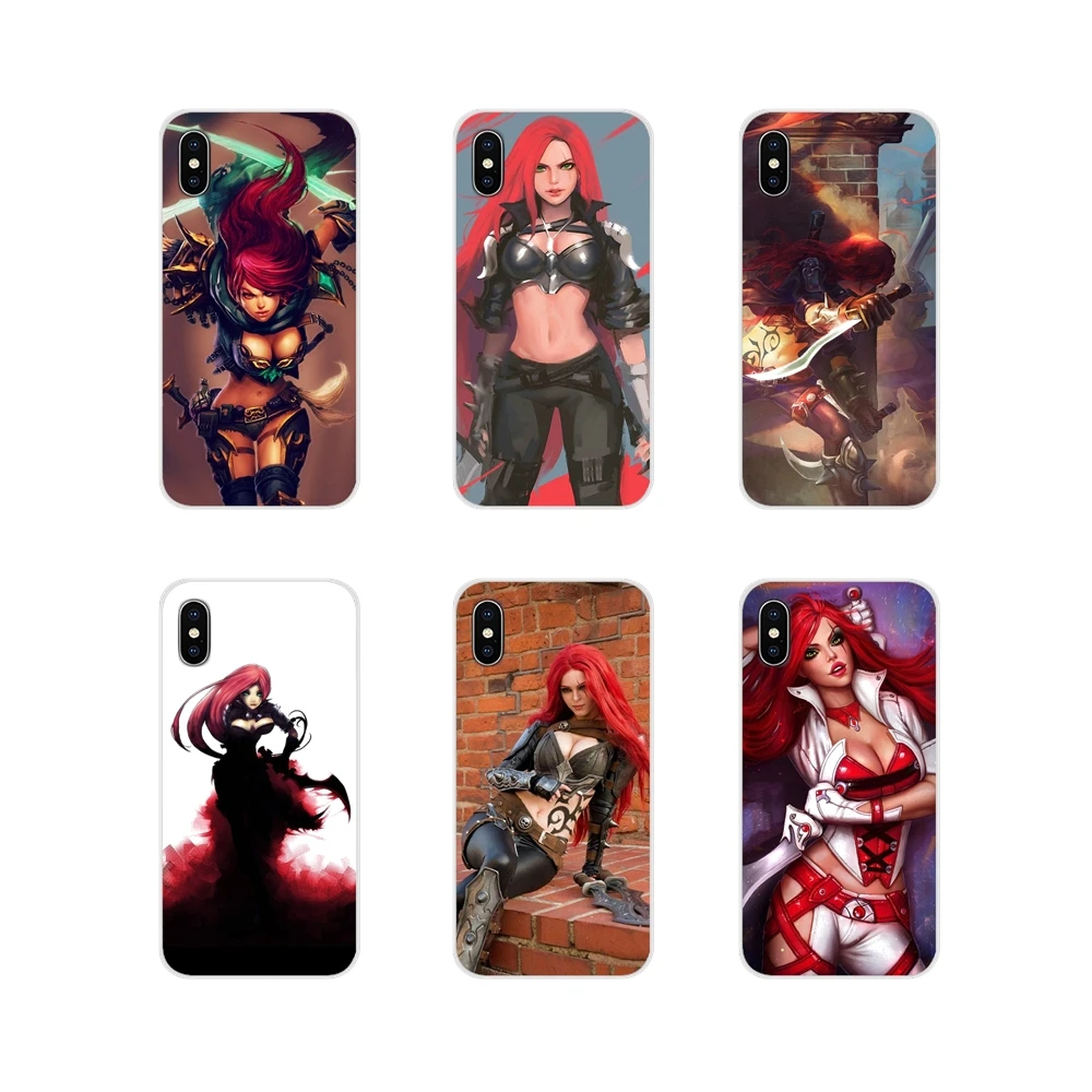 

TPU Transparent Case Katarina League Of Legends Lol For Xiaomi Mi4 Mi5 Mi5S Mi6 Mi A1 A2 5X 6X 8 9 Lite SE Pro Mi Max Mix 2 3 2S