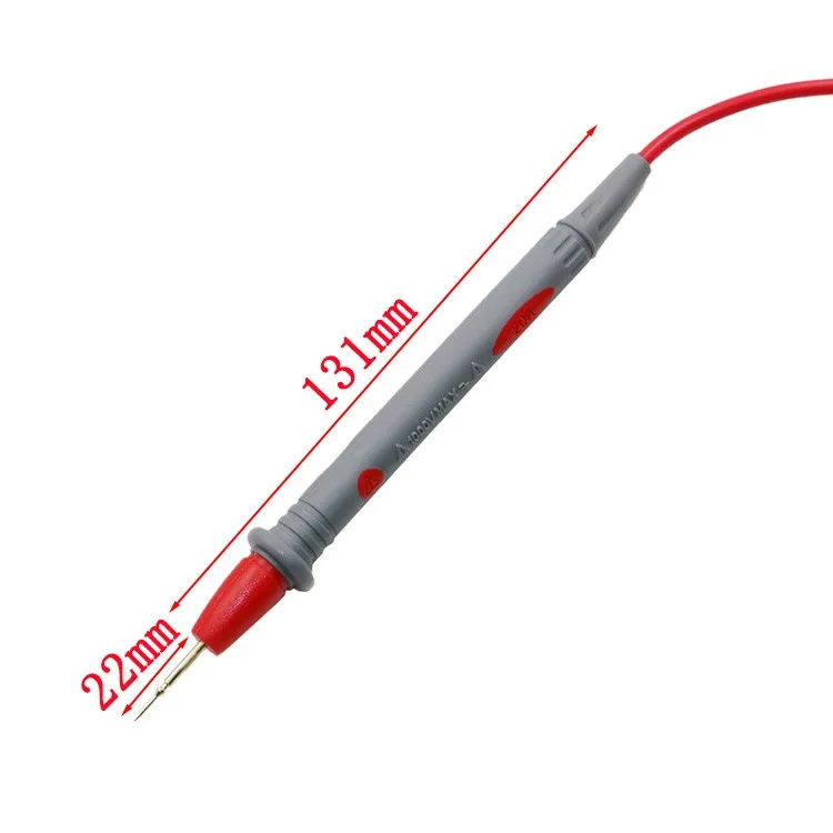 1 пара универсальных пробных тестовых проводов для цифрового мультиметра игольчатый наконечник метр мультиметр тестовый er провод зонда ручка кабель 20A