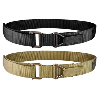 

New outdoor sport hiking camping belt tactical belt Black hawk rappel down belt Rescue protection nylon belt men Seibertron