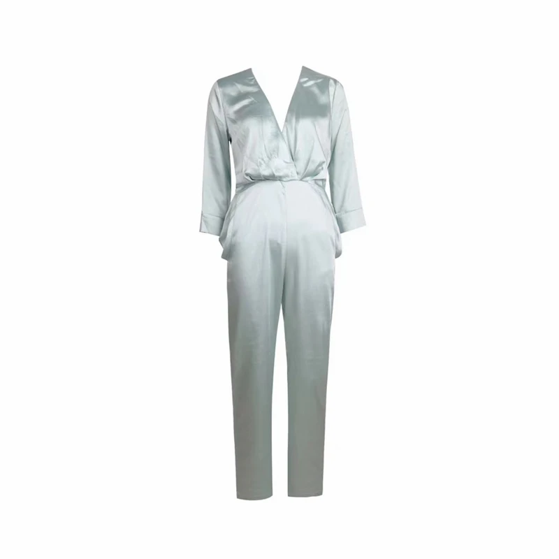 2019 New Fashion Hot Selling Bodycon Women Jumpsuit Sexy V Neck Satin Brithday Outfit Elegant Long Sleeve Bodysuit Dropshipping 2019 New Fashion Hot Selling Bodycon Women Jumpsuit Sexy V Neck Satin Brithday Outfit Elegant Long Sleeve Bodysuit Dropshipping