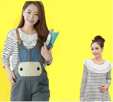 New arrival  Korean fashion large size maternity  pants autumn pregnant Bib SH-X5893