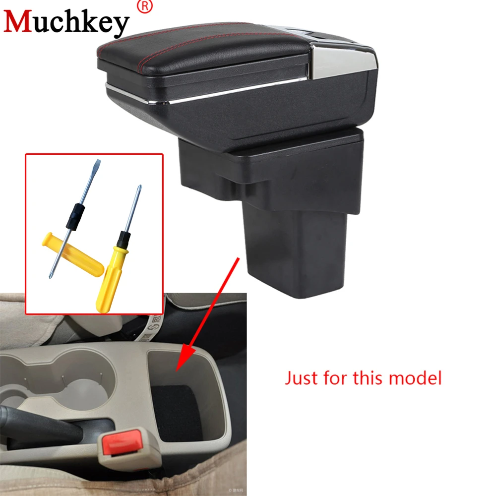

Armrest box For Hyundai Solaris Verna Grand Avega 2010-2016 Central Console Arm Store Content box Cup Holder Ashtray Auto Parts
