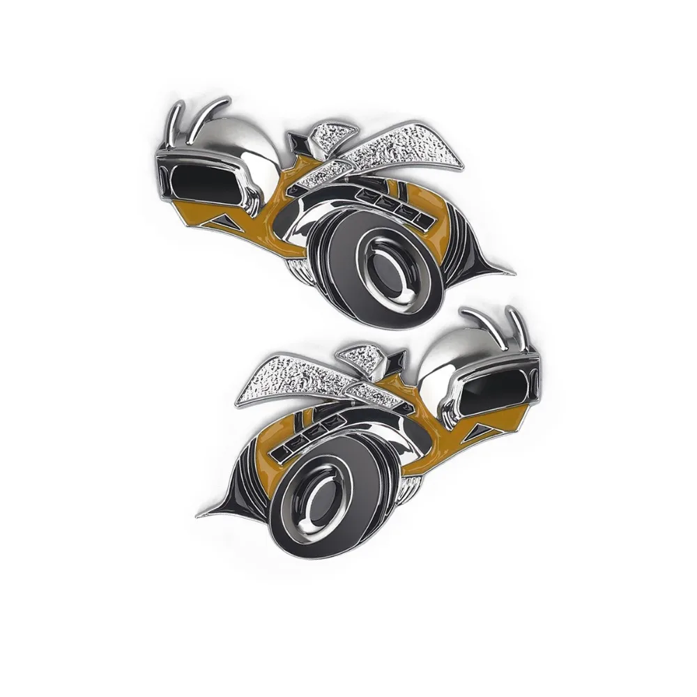 3D Car Sticker Bee Bumblebee Emblem Badge Auto Decal Cartoon Stickers for Dodge Jeep Grand Cherokee Compass Wrangler