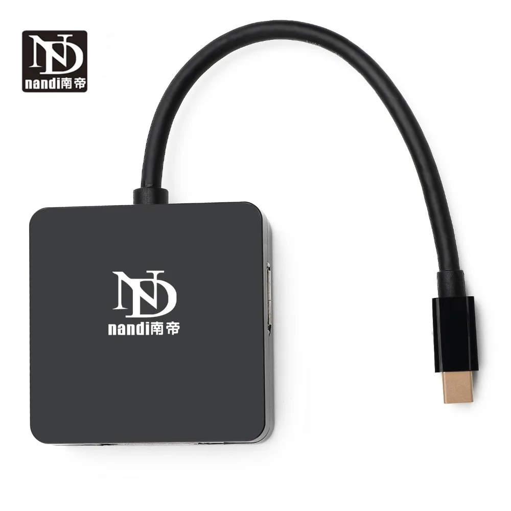 Многофункциональная док станция Thunderbolt 2 hub Mini Displayport to hdmi dvi DP адаптер кабель
