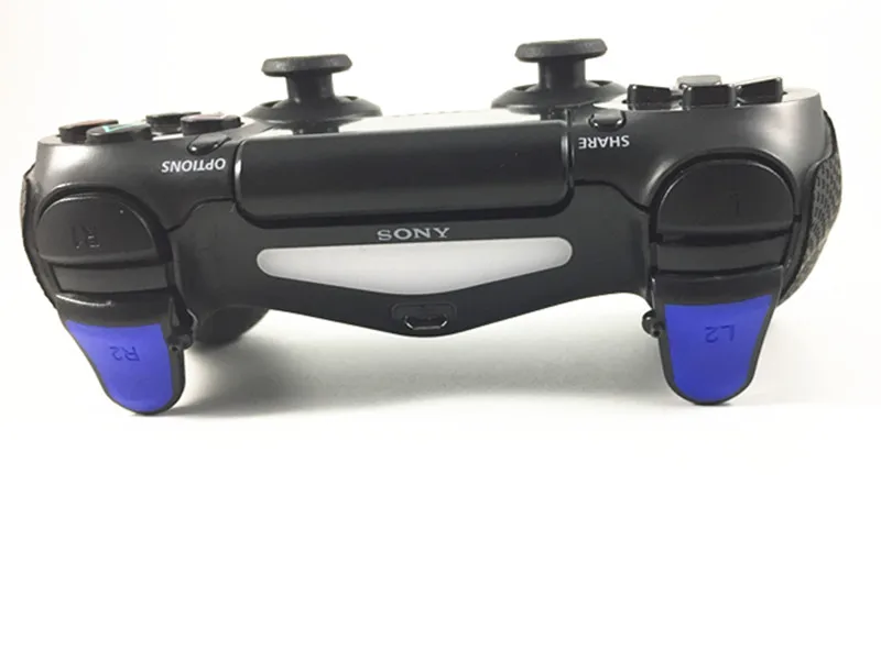 3 в 1 R2 L2 регулируемые удлинители триггера с заглушкой от пыли два для Playstation PS4