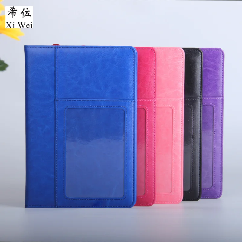 

Pu Leather Notebook Hardcover Journal Handmade Woodfree Yellow Paper Thread-bound Notepad Custom Logo