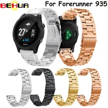 Часы группа Интимные аксессуары Нержавеющая сталь Quick Release 22 мм смотреть группы Бретели для нижнего белья для Garmin Forerunner 935 ремешок+ Инструменты Корреа