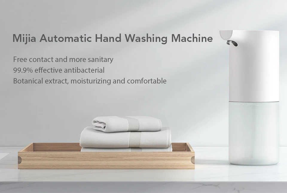 Original Xiaomi Mijia Auto Induction Foaming Handwasher Cleaning Wash Automatic Soap 0.25s Infrared Sensor For Smart Homes