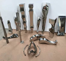 Stainless steel table. Table feet.. Metal furniture legs legs. Semi-finished parts