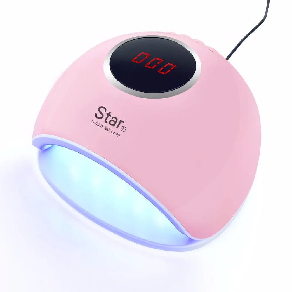 

I'M GIRL New Star 6 Nail Dryer 36W LED UV Nail Lamp Drying UV Gel Polish with Button Timer 12LEDs Dual Light Manicure Nail Art