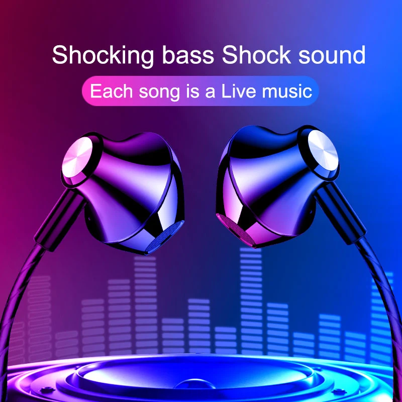 

Wired Earbuds Headphones Sound Earphone Sport Earphones with Mic for Xiaomi IPhone Samsung Headset Fone De Ouvido Auriculares