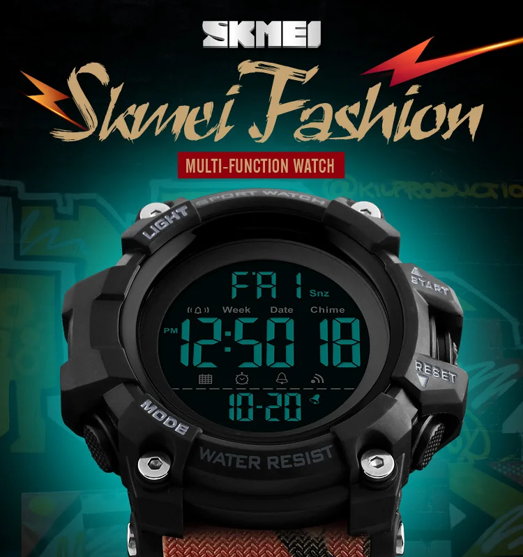 Waterproof Digital Wristwatch