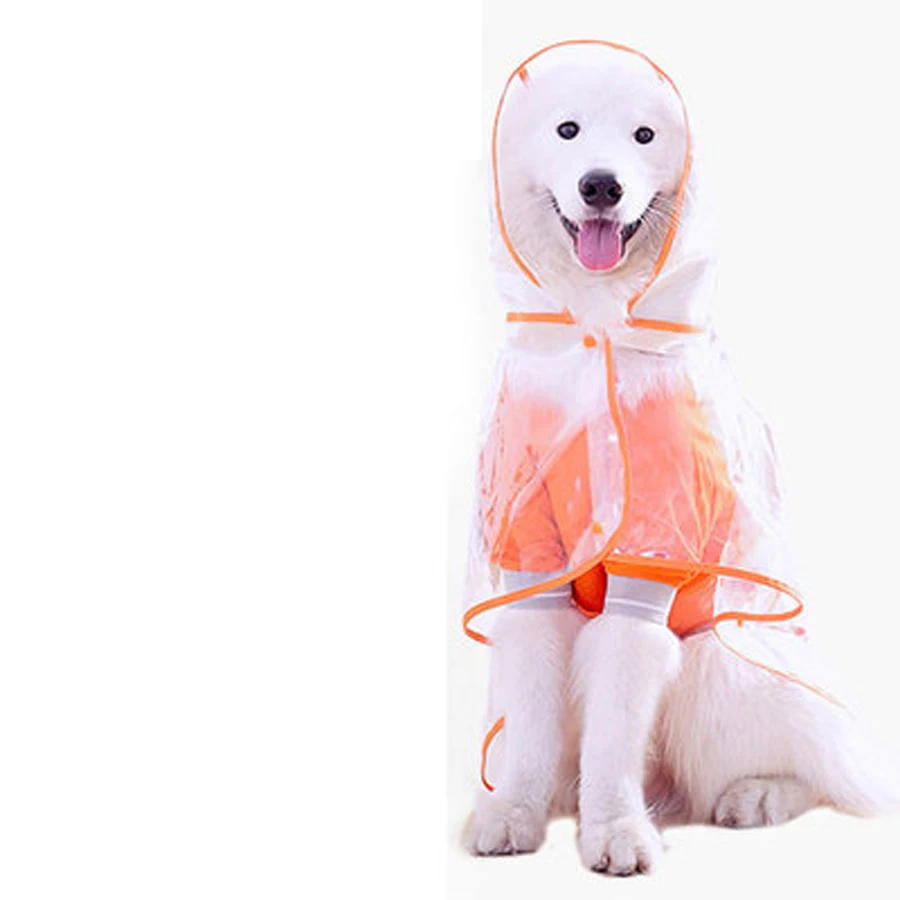 

Dog Raincoat Clothes Pet Dog Waterproof Jacket Golden Retriever Impermeable Perro Capa De Chuva Labrador Chubasquero Perro 5d148