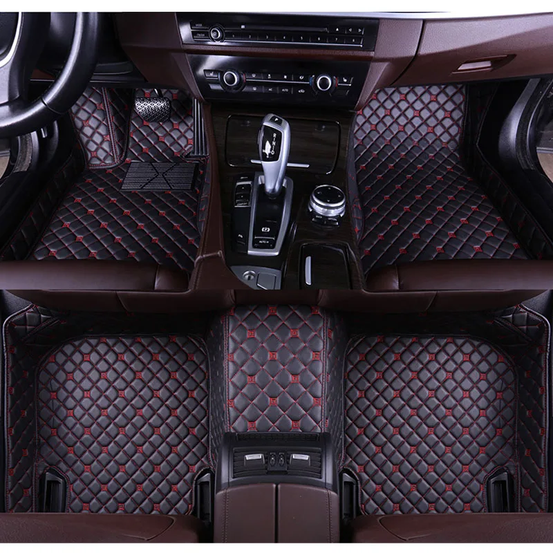 

Custom Car Floor Mat For Porsche 911 Cayenne Boxster Cayman Macan Panamera Car Styling Floor Mat carpets