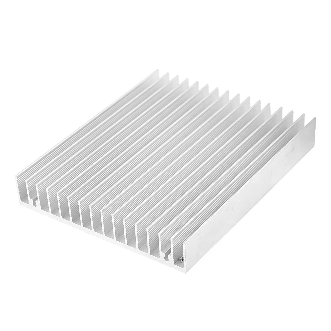 

GTFS-Silver Tone Aluminium Heat Diffuse Heat Sink Cooling Fin 120x100x18mm