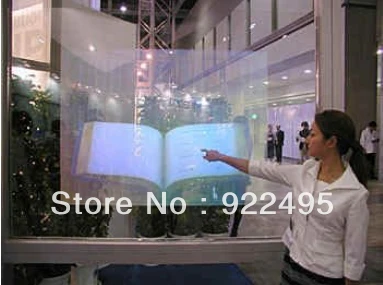 19 дюймов Интерактивная Двусторонняя фольга пленка через стекло для ЖК/светодиодный монитор и оконное стекло магазина
