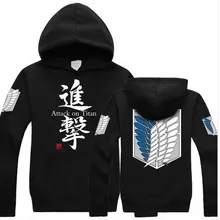 Атака на Титанов гигантский Shingeki no Kyojin Легион скаутов костюм Толстовка 01